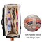 Embroidery Project Bag, Embroidery Kits Storage Bag with Multiple Pockets for Embroidery Hoops (Up to 11.2"), Embroidery Floss or Other Embroidery Supplies, Black Peony (Bag Only)